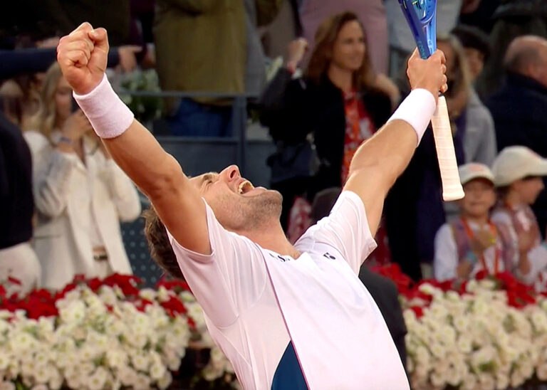 Madrid Open: Ο Casper Ruud Σήκωσε το τρόπαιο με νίκη 3-1 απέναντι στον Jack Draper