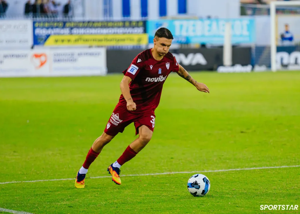 Ατρόμητος - ΑΕΛ 1-1: Ισοπαλία με δέκα παίκτες οι βυσσινί