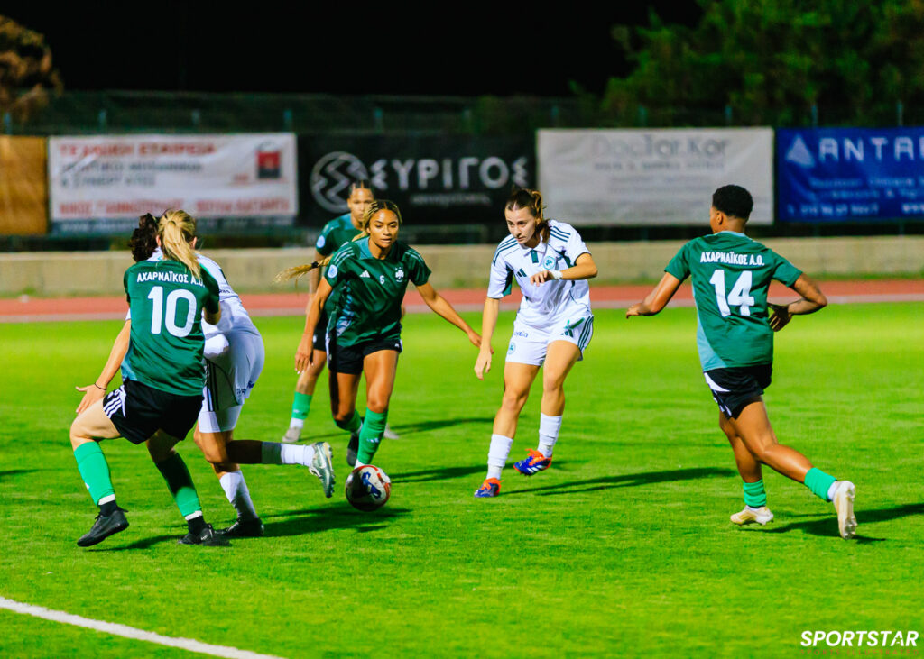 Παναθηναϊκός – Αχαρναϊκός 1-0: Πρώτη νίκη για τις «πράσινες»