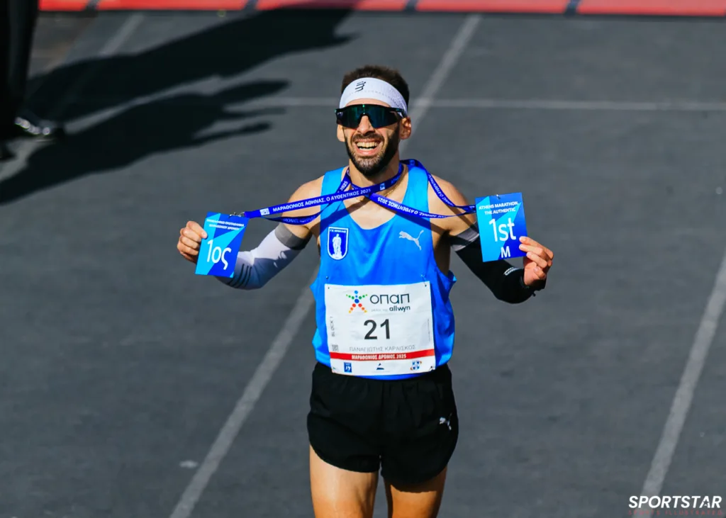 Μαραθώνιος Αθήνας 2025: Π Καραΐσκος και Μ Νούλα στην κορυφή