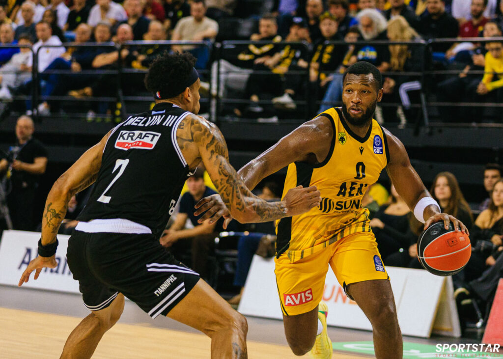 ΑΕΚ – ΠΑΟΚ 76-78: Ο Μπράουν λύτρωσε τον ΠΑΟΚ στη SUNEL Arena