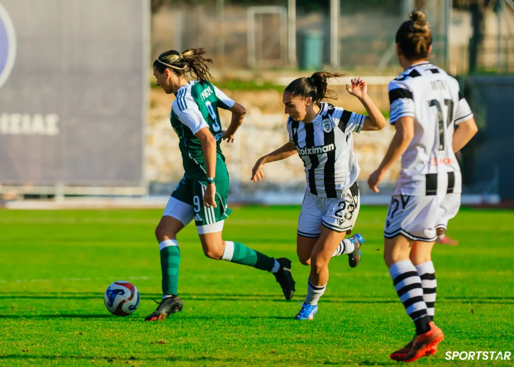 Α’ Εθνική Γυναικών: ΠΑΟΚ ο νικητής στο Ζηρίνειο, 3-1 τον ΠΑΟ