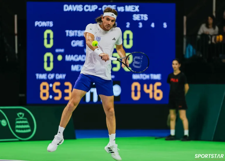 Davis Cup, Ελλάδα – Μεξικό: Ο Τσιτσιπάς 2-0 τον Μαγκαντάν και ισοφάρισε το tie