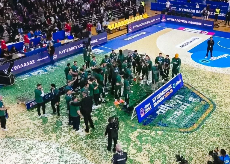 Ο Παναθηναϊκός AKTOR σήκωσε το Κύπελλο Ελλάδας στο μπάσκετ με 79-68 επί του Ολυμπιακού