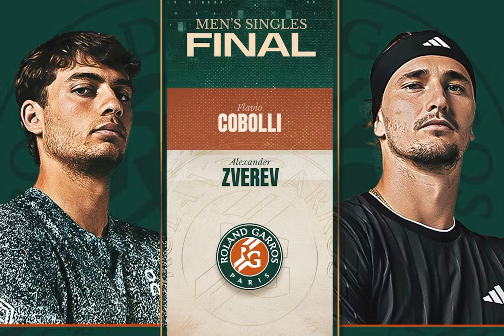 Τελικός Roland Garros 2026: Ζβέρεφ - Κόμπολι για το τρόπαιο