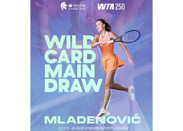 Κριστίνα Μλαντένοβιτς: Πήρε wild card για το κυρίως ταμπλό του Athens Open