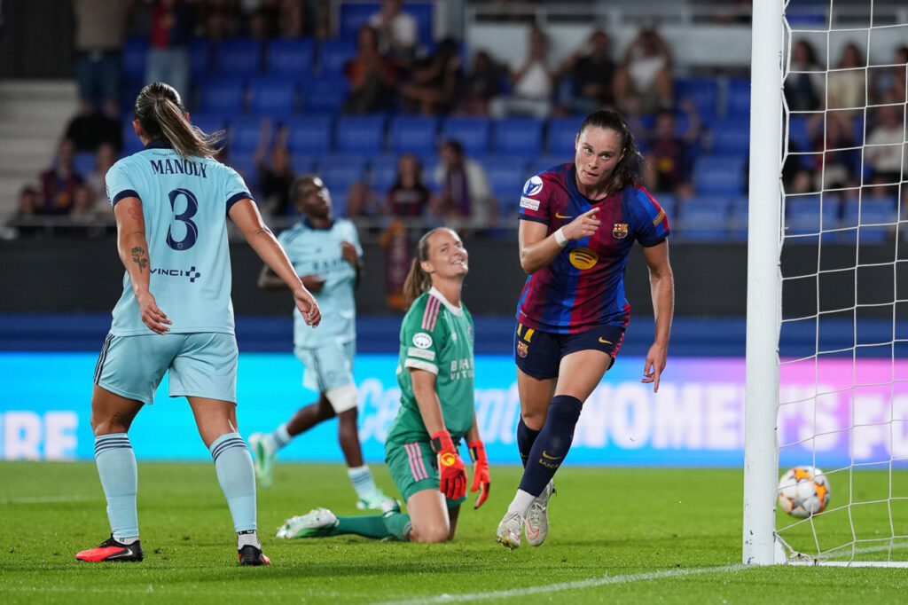 Έβα Πάγιορ στο Μπαρτσελόνα - Παρί FC για το Women’s Champions League